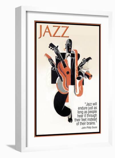 Jazz-null-Framed Art Print