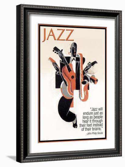 Jazz-null-Framed Art Print