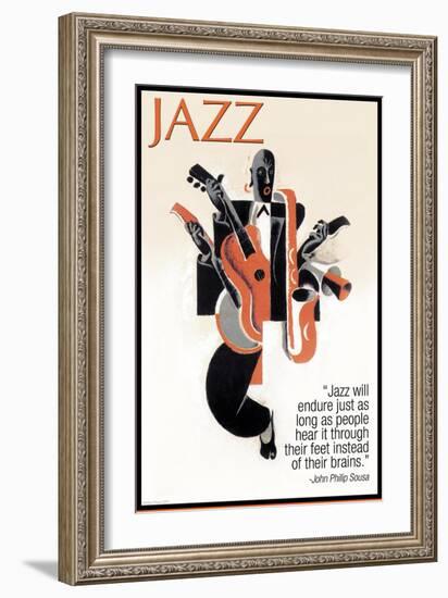 Jazz-null-Framed Art Print