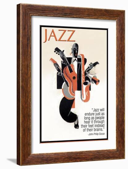 Jazz-null-Framed Art Print