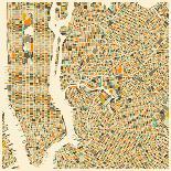 Brooklyn Neighbourhoods-Jazzberry Blue-Art Print