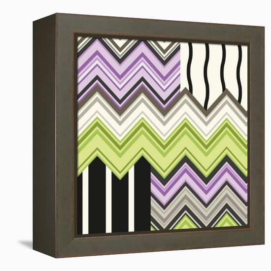 Jazzed 2-Janelle Kroner-Framed Stretched Canvas