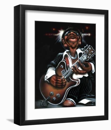 Jazzman Cool-Leonard Jones-Framed Art Print