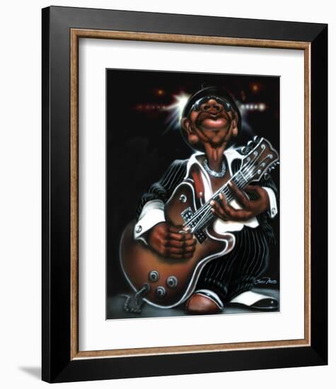 Jazzman Cool-Leonard Jones-Framed Art Print