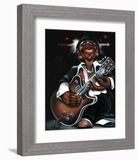 Jazzman Cool-Leonard Jones-Framed Art Print