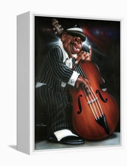 Jazzman D-Leonard Jones-Framed Stretched Canvas