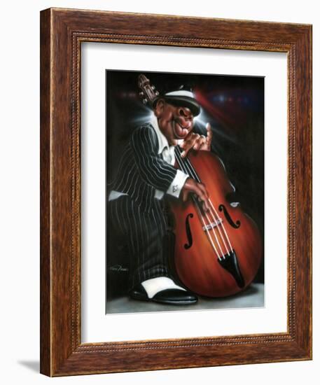 Jazzman D-Leonard Jones-Framed Art Print