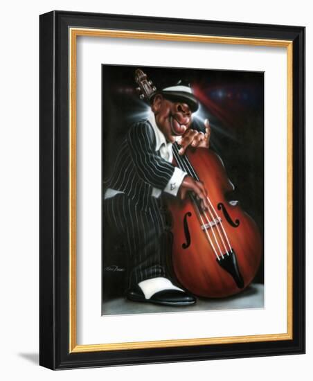 Jazzman D-Leonard Jones-Framed Art Print