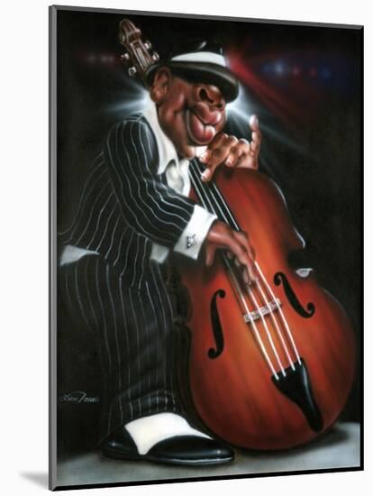 Jazzman D-Leonard Jones-Mounted Art Print