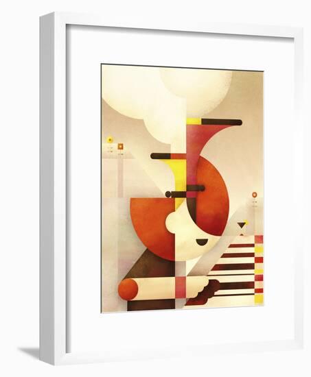 Jazzman-Antony Squizzato-Framed Art Print