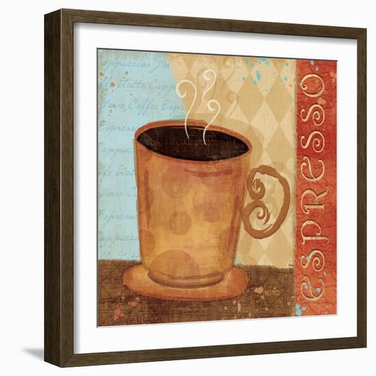 Jazzy Coffee IV-Veronique Charron-Framed Art Print