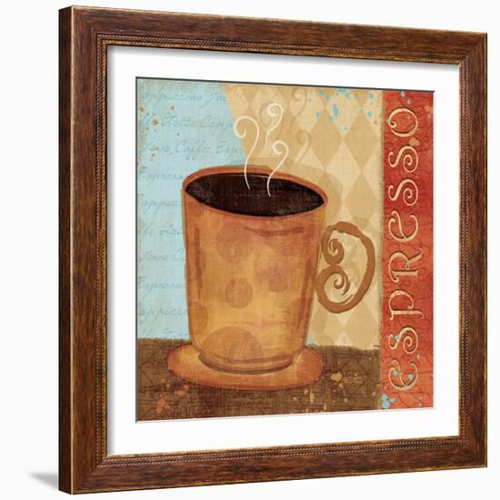 Jazzy Coffee IV-Veronique Charron-Framed Art Print