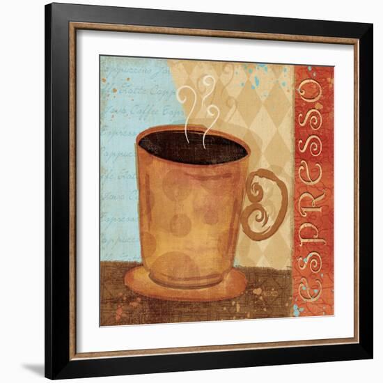 Jazzy Coffee IV-Veronique Charron-Framed Art Print