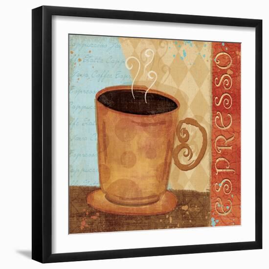 Jazzy Coffee IV-Veronique Charron-Framed Art Print