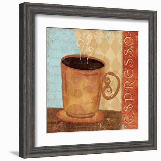 Jazzy Coffee IV-Veronique Charron-Framed Art Print