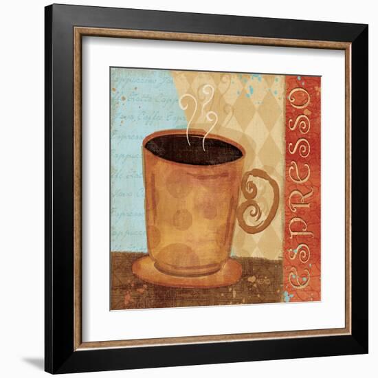 Jazzy Coffee IV-Veronique Charron-Framed Art Print