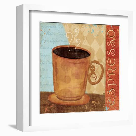 Jazzy Coffee IV-Veronique Charron-Framed Art Print