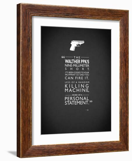 JB Go Skyfall Personal-Stateme-Mark Rogan-Framed Art Print