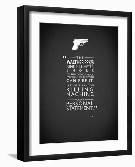 JB Go Skyfall Personal-Stateme-Mark Rogan-Framed Art Print