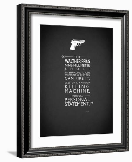 JB Go Skyfall Personal-Stateme-Mark Rogan-Framed Art Print