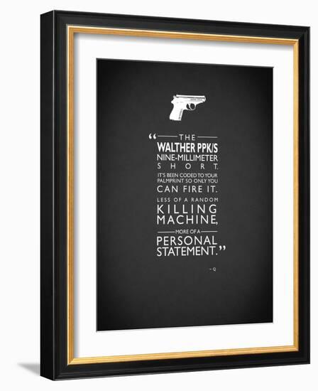 JB Go Skyfall Personal-Stateme-Mark Rogan-Framed Art Print