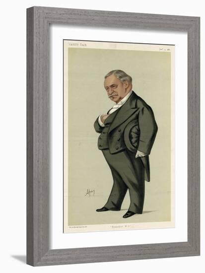 Jb Leon Say, VFair 1880-Carlo Pellegrini-Framed Art Print