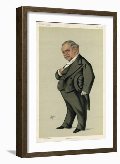 Jb Leon Say, VFair 1880-Carlo Pellegrini-Framed Art Print