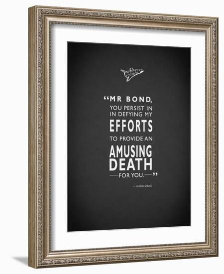 JB Moonraker Amusing Death-Mark Rogan-Framed Art Print