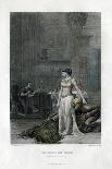 Scottish Girl 1840S-JC Armytage-Framed Art Print