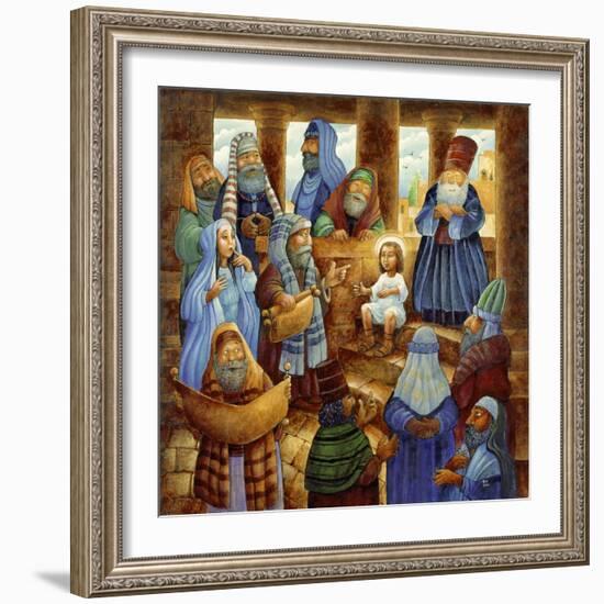 JC in Temple-Bill Bell-Framed Giclee Print