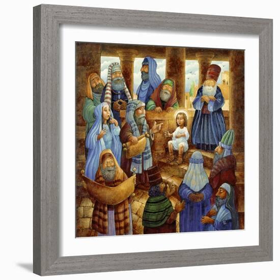 JC in Temple-Bill Bell-Framed Giclee Print