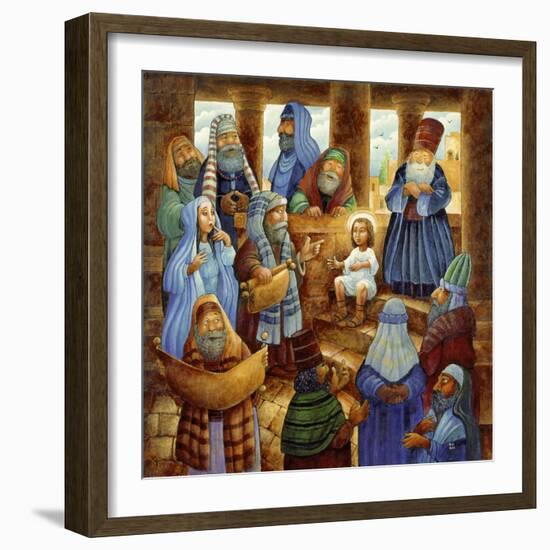 JC in Temple-Bill Bell-Framed Giclee Print