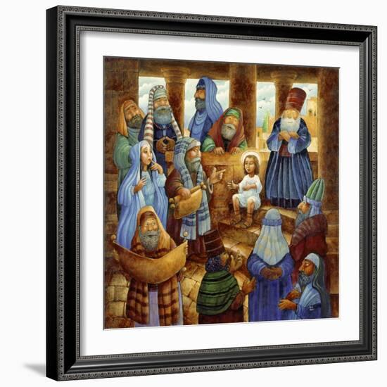 JC in Temple-Bill Bell-Framed Giclee Print