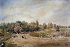 Court Lane and Lordship Lane, Dulwich, London, 1860-JC Mandy-Premier Image Canvas
