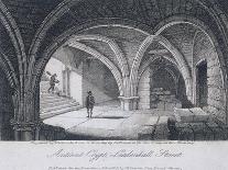 Ancient Crypt, Leadenhall Street, City of London, 1816-JC Varrall-Giclee Print