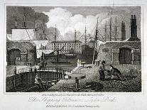 Vauxhall Bridge and Millbank Penitentiary, Westminster, London, 1817-JC Varrall-Giclee Print