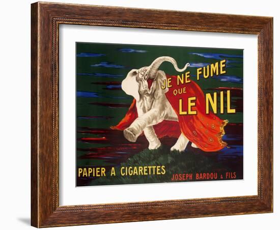 Je ne fume que Le Nil, 1912-Leonetto Cappiello-Framed Art Print