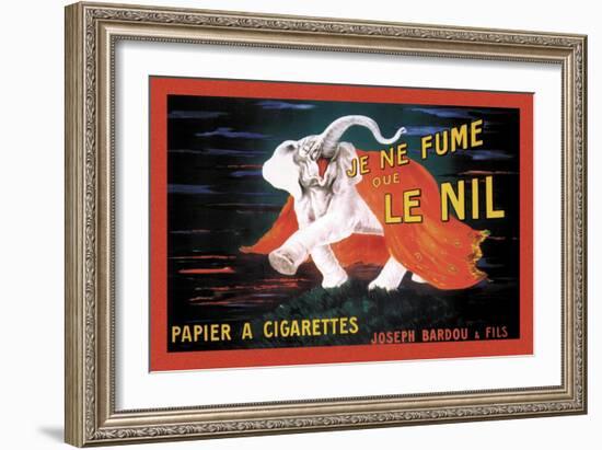 Je Ne Fume Que le Nil-null-Framed Art Print