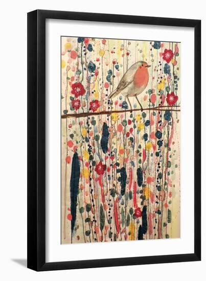 Je Ne Suis Pas Qu'un Oiseau-Sylvie Demers-Framed Giclee Print