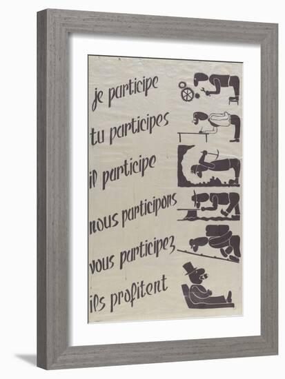 Je participe...-null-Framed Giclee Print