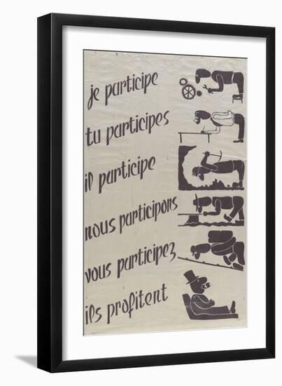 Je participe...-null-Framed Giclee Print