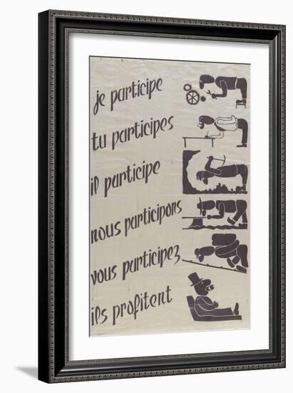 Je participe...-null-Framed Giclee Print