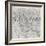 Je Suis Paris - Map of Paris, France-null-Framed Giclee Print