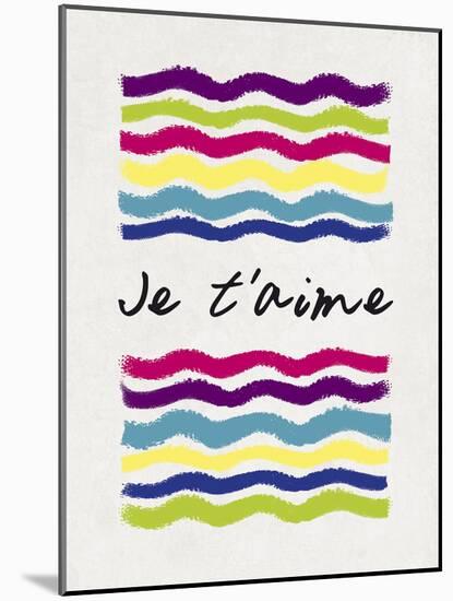 Je T'aime-Sasha Blake-Mounted Art Print