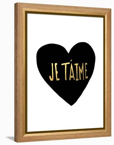 Je T'Aime-Leah Flores-Framed Stretched Canvas