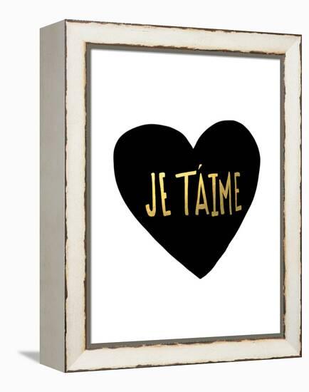 Je T'Aime-Leah Flores-Framed Stretched Canvas