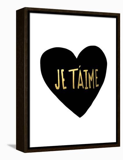 Je T'Aime-Leah Flores-Framed Stretched Canvas