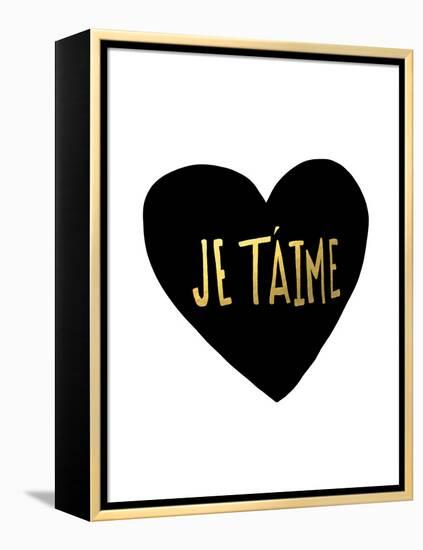 Je T'Aime-Leah Flores-Framed Stretched Canvas