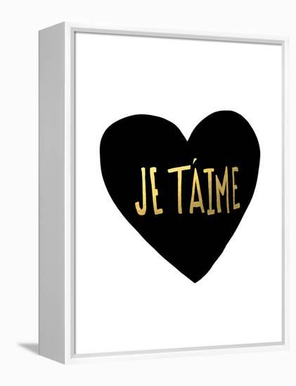 Je T'Aime-Leah Flores-Framed Stretched Canvas