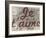 Je Taime - Paris, France, Vintage Map-null-Framed Giclee Print